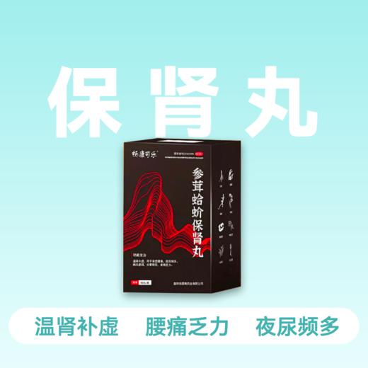 参茸蛤蚧保肾丸80丸 肾阳虚衰 补肾壮阳【药房直供】 商品图0