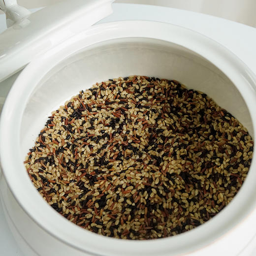 【第二袋半价】【减脂主食】低脂饱腹三色糙米【黑米红米糙米1:1:1】黄金配比  自制饭团  可搭配大米煮更健康营养  5斤真空装 商品图8