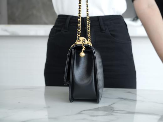 香奶奶  24C早春新版 双金珠调节 黑色 商品图3