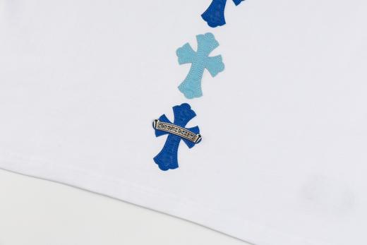 CH克家十字贴皮银饰刺绣梵文短袖T恤！ 商品图7