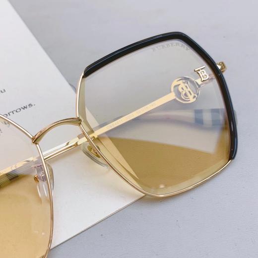 BRU 巴家 墨镜太阳镜OBE4811，半框多边形框架，超级时尚款，金属腿搭配logo，舒适有型，，男女同款可配情侣款！size:59口16-145 商品图5