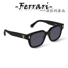 驴家 镂刻标识 注塑  不规则形 太阳墨镜 黑色