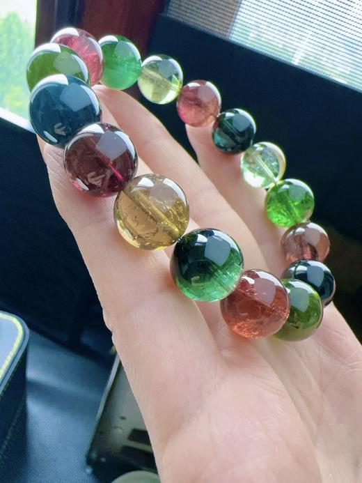 48.85g 12.4mm 碧玺手链 商品图0