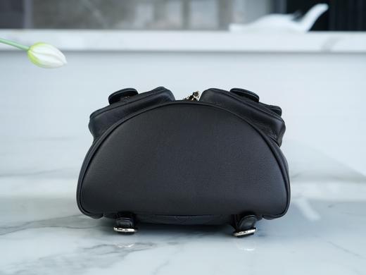 香奶奶 23A新款 Duma双肩包 光面牛皮 大号黑色 商品图7