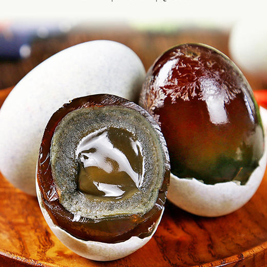 聚瑞德 微山湖区特产松花蛋无铅工艺皮蛋 滨湖礼遇松花蛋礼盒20枚 1.2kg 商品图7