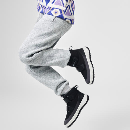 reima男女儿童抓绒裤大童秋冬新款休闲运动针织弹力束脚长裤 商品图1