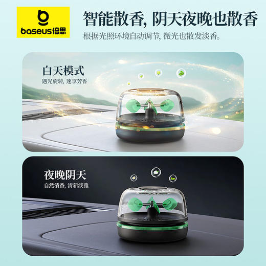倍思 悬浮 车载香薰 太阳能 商品图4