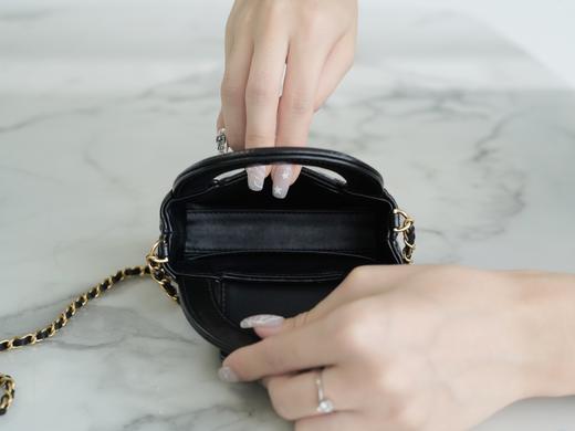 香奶奶 Kelly手柄包 黑色 小号 商品图7