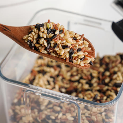 【第二袋半价】【减脂主食】低脂饱腹三色糙米【黑米红米糙米1:1:1】黄金配比  自制饭团  可搭配大米煮更健康营养  5斤真空装 商品图3