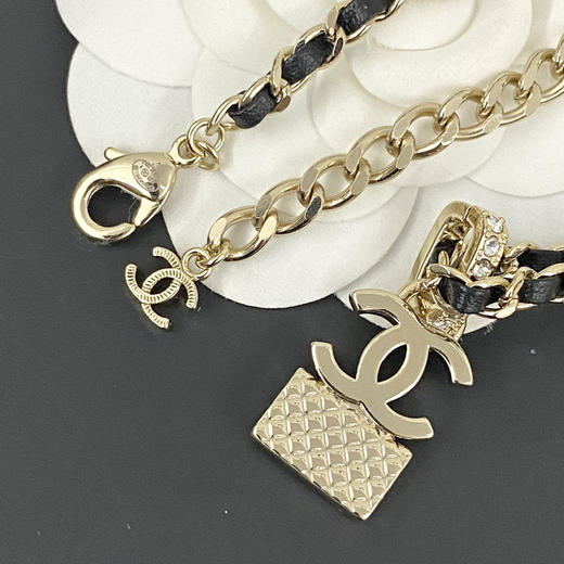 香奶奶 满钻皮穿项链 商品图4