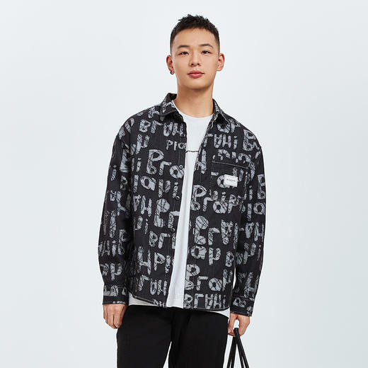 【新品上新】HX 春秋季衬衫式茄克衫外套S105433076101 商品图0