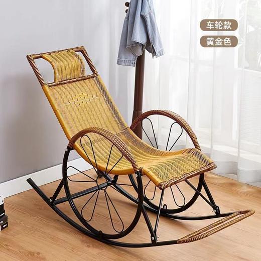 【四季可用！瑶瑶椅】躺椅阳台家用摇摇椅成人午睡懒人椅藤椅户外休闲老人椅逍遥椅椅子，拒绝腰肌劳损，久躺不累。ry 商品图10