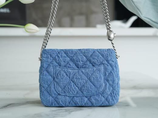 香奶奶 23P春夏新款 爱心调节扣牛仔HoBo包 商品图1