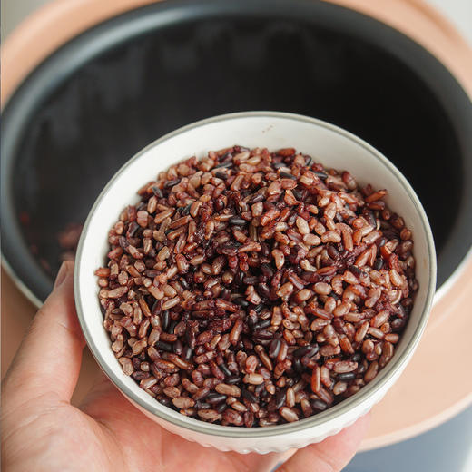 【第二袋半价】【减脂主食】低脂饱腹三色糙米【黑米红米糙米1:1:1】黄金配比  自制饭团  可搭配大米煮更健康营养  5斤真空装 商品图1