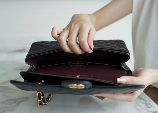 香奶奶  CF 荔枝纹 中号 黑色 商品图6