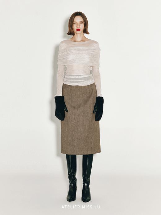 【阿尔忒弥斯】仿皮草拼接设计造型手套 商品图0