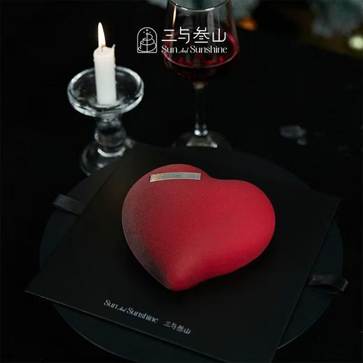 【三与叁山】慕斯蛋糕-玫瑰之心 5.5英寸常规款 商品图0