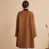 EITIE爱特爱围巾氛围感棕色宽松廓形显瘦羊毛呢外套冬季新款D2414405 商品缩略图5