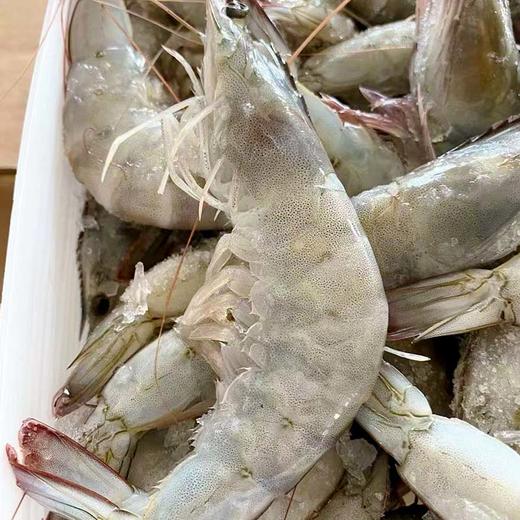 南美白虾﻿海捕大虾  虾肉饱满 肉质鲜嫩 爽滑弹牙 30-40头/3斤/盒 商品图5