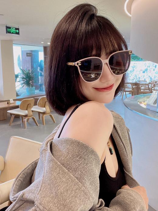 香家  太阳眼镜 网红款太阳镜 型号CH7623小红书推荐圆形墨镜尺寸：65口20-145 造型神器  上脸效果无敌 商品图7