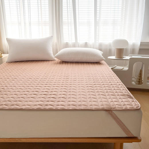 【40支绗缝夹棉床垫】夹棉床垫纯棉防滑床垫     A-5341   良品 商品图1