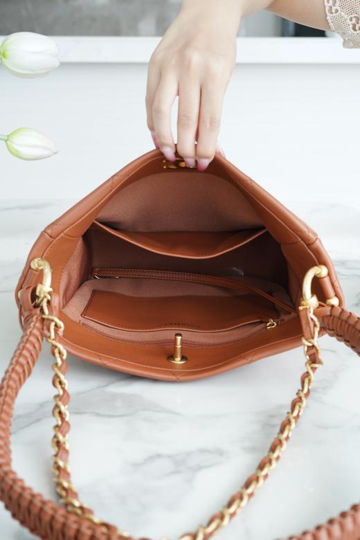 香奶奶   新款 嬉皮包 焦糖 商品图5