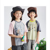 漫画家潮童装超凡汗布原创手绘潮趣拼接抗磨耐脏男童女童短袖T恤 商品缩略图4