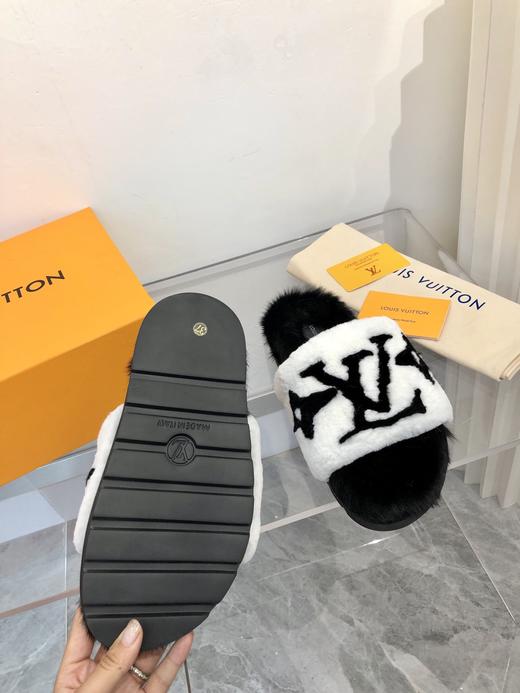 2021水貂毛拖鞋 四色 商品图8