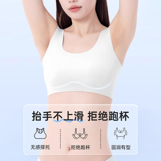 国庆出游【一次性内衣】冰丝无痕胸罩文胸 女款聚拢灭菌女士内裤套装 旅游旅行夏 商品图2