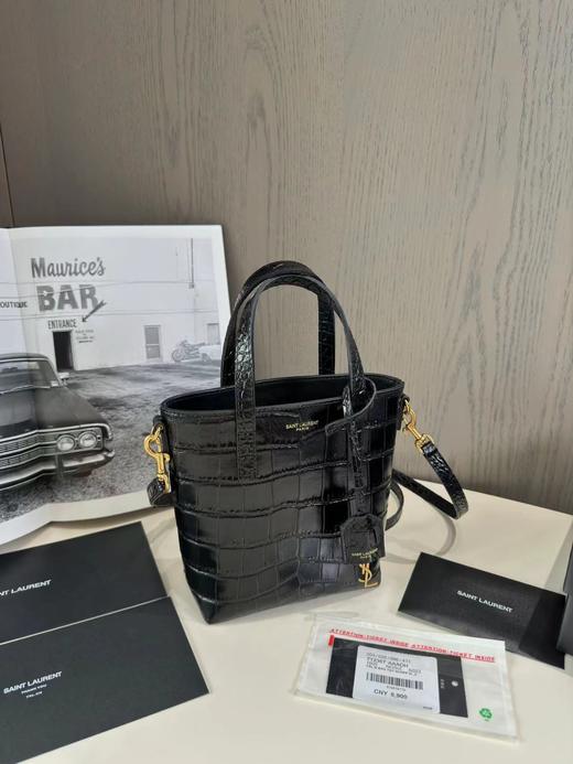 圣*兰 迷你托特购物包 黑色 商品图1