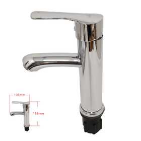 龙头/KP1-13/面盆混合/不锈钢电镀/不配尖头管