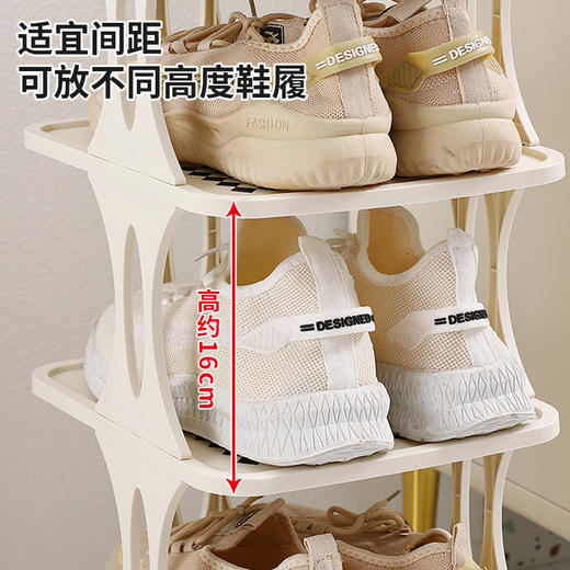 【精选】耐塑多功能多层简易收纳防尘鞋架 商品图3