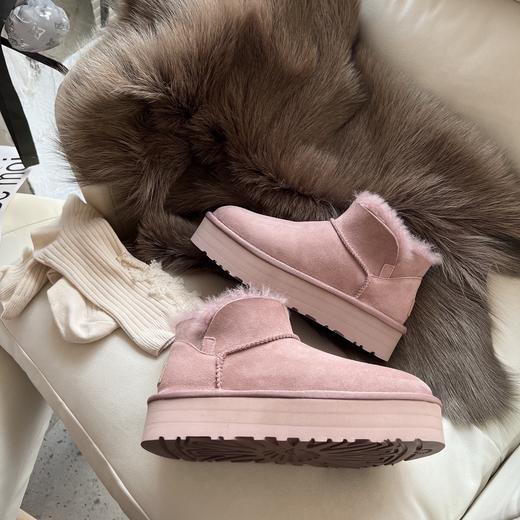 暮色粉  【 厚底款 】 UGG周冬雨同款mini迷你小V口～ 商品图6