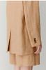 普洱染色斜纹汉麻西装外套 挺括流畅线条描摹独立气场 正肩H型西装 小个子友好款 简洁设计+流畅立裁线条 塑形不紧绷且显瘦 商品缩略图2
