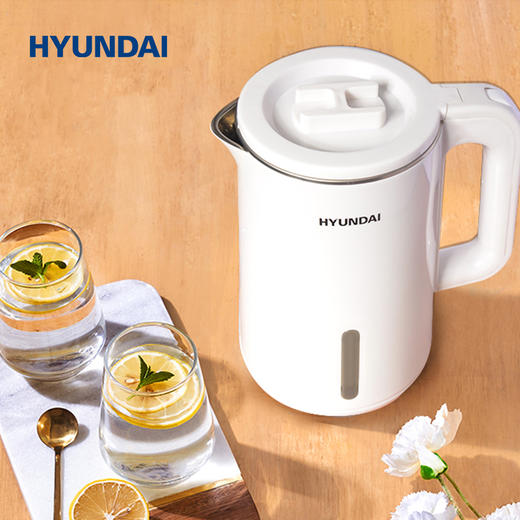 HYUNDAI双层不锈钢电热水壶 商品图1