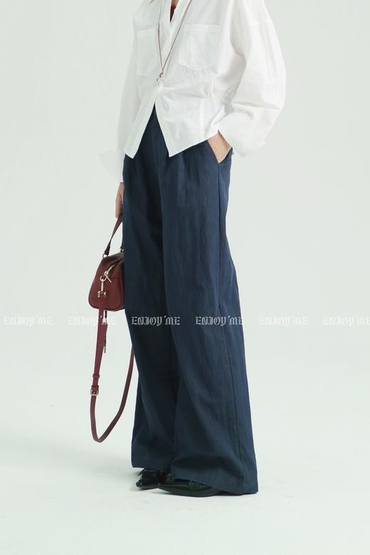 【门店同款】ENJOY秋季less is more韩系简约阔腿裤 159196922 商品图11