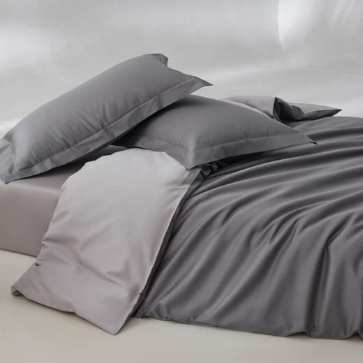 【50支长绒棉贡缎套件】纯色全棉50支长绒棉贡缎套件纯色四件套床 商品图8