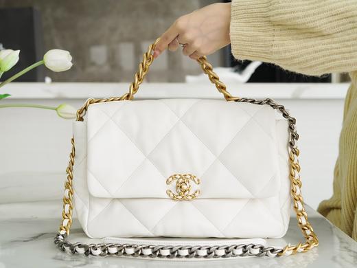 香奶奶 Chanel 19bag 白雪公主 正品皮 中号 商品图8