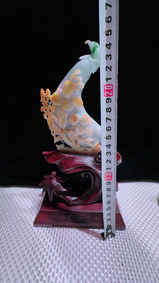 620279翡翠摆件【鸟语花香 花开富贵】 商品图1