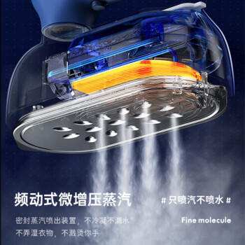 SOLEUSAIR舒乐氏手持挂烫机 家用蒸汽熨烫熨斗 旅游出差便携熨衣服小型迷你杀菌烫衣机 GT2 白色 商品图7