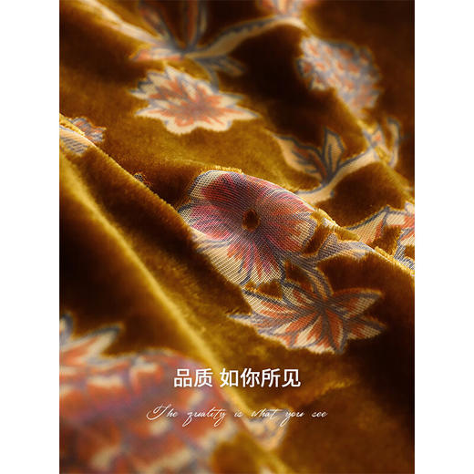 COCOBELLA新国风烧花丝绒吊带外穿内搭蕾丝拼接V领背心VT0021 商品图4