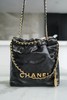 香奶奶Chanel 23S 22Mini bag 黑金 垃圾袋 商品缩略图1