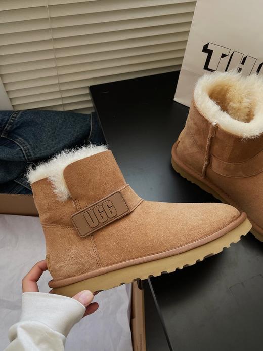 2022秋冬新款皮毛一体胶片雪地靴 商品图1