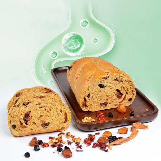 【周三周五周日发满2条包邮】耘珂无糖无油西梅黑麦大列巴无蛋奶纯素面包 商品图2