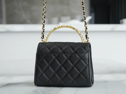 香奶奶23B 秋冬新款 珍珠Kelly手柄链条包 小号 商品图2