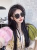 香家 墨镜 链条太阳眼镜 新品首发 型号CH7683 小红书推荐太阳眼镜 尺寸：60口17-142 造型神器 双c标志搭配经典 字母logo 上脸效果无敌 小脸小姐姐选它没错配送链条 商品缩略图7