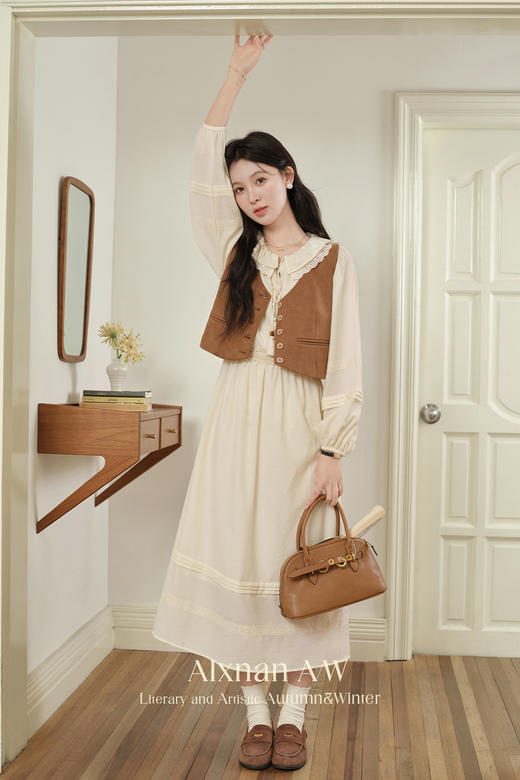 鹿向南「栗之秋」连衣裙 商品图4