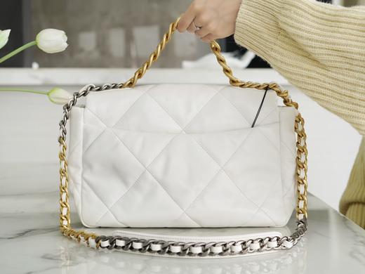 香奶奶 Chanel 19bag 白雪公主 正品皮 中号 商品图2