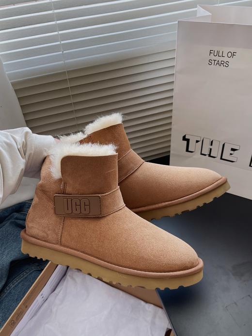 2022秋冬新款皮毛一体胶片雪地靴 商品图5