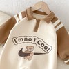 【韩国超萌小熊婴儿连体衣】0-2岁冬季童装宝宝字母哈衣婴儿衣服AL697 商品缩略图1